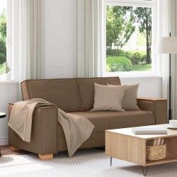 Canapé 2 places Marron 180x78x84 cm Tissu 618394618394