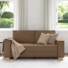 Canapé 2 places Marron 180x78x84 cm Tissu 618394618394