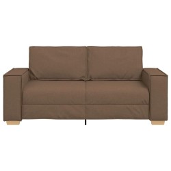Canapé 2 places Marron 180x78x84 cm Tissu 618394618394