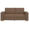 Canapé 2 places Marron 180x78x84 cm Tissu 618394618394