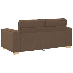 Canapé 2 places Marron 180x78x84 cm Tissu 618394618394