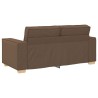 Canapé 2 places Marron 180x78x84 cm Tissu 618394618394