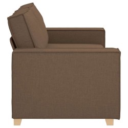 Canapé 2 places Marron 180x78x84 cm Tissu 618394618394