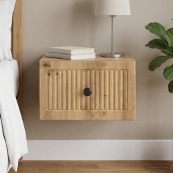 Cabinet de chevet mural Chêne artisanal 33 x 34,5 x 20 cm 618399618399