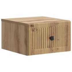 Cabinet de chevet mural Chêne artisanal 33 x 34,5 x 20 cm 618399618399