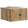 Cabinet de chevet mural Chêne artisanal 33 x 34,5 x 20 cm 618399618399