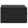 Cabinet de chevet mural avec tiroir Noir 49 x 34,5 x 20 cm 618400618400