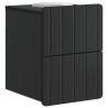 Cabinet de chevet mural avec tiroir Noir 33 x 34,5 x 43 cm 618401618401
