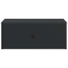 Cabinet de chevet mural avec tiroir Noir 49 x 34,5 x 20 cm 618403618403