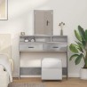 Table de Toilette avec tiroir Gris béton 100 x 41 x 140 cm 618405618405