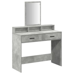 Table de Toilette avec tiroir Gris béton 100 x 41 x 140 cm 618405618405
