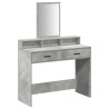 Table de Toilette avec tiroir Gris béton 100 x 41 x 140 cm 618405618405