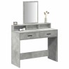 Table de Toilette avec tiroir Gris béton 100 x 41 x 140 cm 618405618405