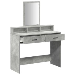 Table de Toilette avec tiroir Gris béton 100 x 41 x 140 cm 618405618405
