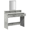 Table de Toilette avec tiroir Gris béton 100 x 41 x 140 cm 618405618405