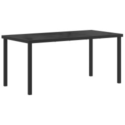 Ensemble de meubles d'extérieur 5 pcs Noir et anthracite 618407618407