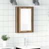 Armoire à miroir de salle de bain chêne artisanal 42x12x60 cm 618408618408