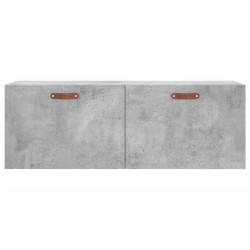Armoire murale gris béton 100x36,5x35 cm bois d'ingénierie 618409618409