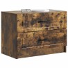 Cabinet de chevet avec tiroir Chêne fumé 62 x 34,5 x 44,5 cm 618411618411