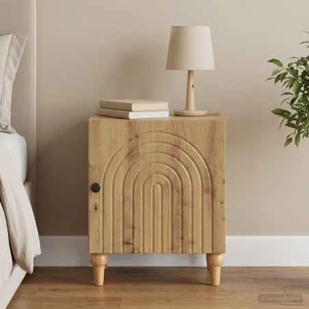 Cabinet de chevet Chêne artisanal 43 x 34,5 x 50 cm 618414618414
