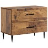 Cabinet de chevet avec tiroir Bois ancien 62 x 34,5 x 47,5 cm 618416618416