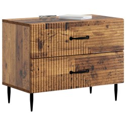 Cabinet de chevet avec tiroir Bois ancien 62 x 34,5 x 47,5 cm 618416618416