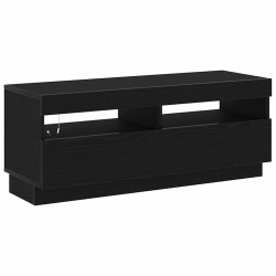 Meuble TV Chêne noir 100 x 35 x 40 cm Bois d'ingénierie 618419618419