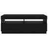 Meuble TV Chêne noir 100 x 35 x 40 cm Bois d'ingénierie 618419618419