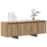 Meuble TV chêne artisanal 120x30x40,5 cm bois d'ingénierie 618420618420