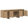 Meuble TV chêne artisanal 120x30x40,5 cm bois d'ingénierie 618420618420
