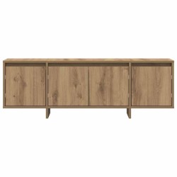 Meuble TV chêne artisanal 120x30x40,5 cm bois d'ingénierie 618420618420