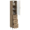 Ensemble de Meubles 2 pc 33 x 34,5 x 90 cm Bois d'ingénierie 618421618421