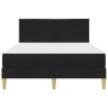 Cadre de lit Noir 120 x 190 cm Polyester 618422618422