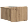 Cabinet de chevet mural Chêne artisanal 33 x 34,5 x 24 cm 618424618424