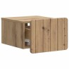 Cabinet de chevet mural Chêne artisanal 33 x 34,5 x 24 cm 618424618424