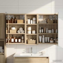 Ensemble de Meubles de Salle de Bain 3 pcs 80 x 10,5 x 50 cm 618426618426