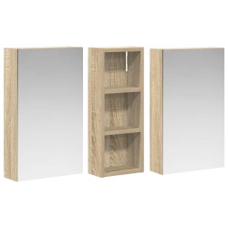 Ensemble de Meubles de Salle de Bain 3 pcs 80 x 10,5 x 50 cm 618426618426