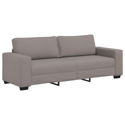 Canapé 3 places taupe 220x77x82 cm en tissu 618427618427