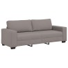 Canapé 3 places taupe 220x77x82 cm en tissu 618427618427