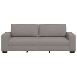 Canapé 3 places taupe 220x77x82 cm en tissu 618427618427