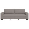 Canapé 3 places taupe 220x77x82 cm en tissu 618427618427