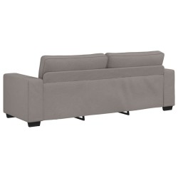 Canapé 3 places taupe 220x77x82 cm en tissu 618427618427