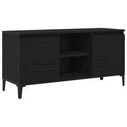 Meuble TV Chêne noir 102 x 35 x 50 cm Bois d'ingénierie 618428618428