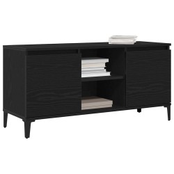 Meuble TV Chêne noir 102 x 35 x 50 cm Bois d'ingénierie 618428618428