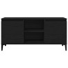 Meuble TV Chêne noir 102 x 35 x 50 cm Bois d'ingénierie 618428618428