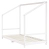 Cadre de lit d'enfant blanc 2x(90x190) cm bois de pin massif 618429618429