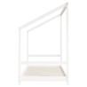 Cadre de lit d'enfant blanc 2x(90x190) cm bois de pin massif 618429618429