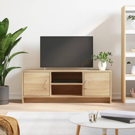 Meuble TV chêne sonoma 102x30x37,5 cm bois d'ingénierie 618431618431
