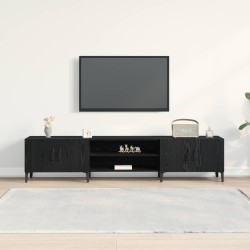 Meuble TV Chêne noir 180 x 31,5 x 40 cm Bois d'ingénierie 618432618432