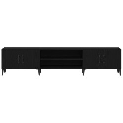 Meuble TV Chêne noir 180 x 31,5 x 40 cm Bois d'ingénierie 618432618432